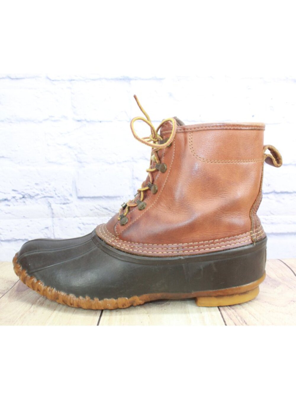 Vintage LL Bean Maine Hunting Shoe Leather Thinsulate GoreTex Duck Boots 11
